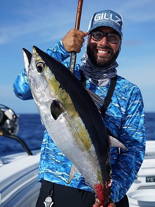 Yellowfin Tuna caught while fishing in FL