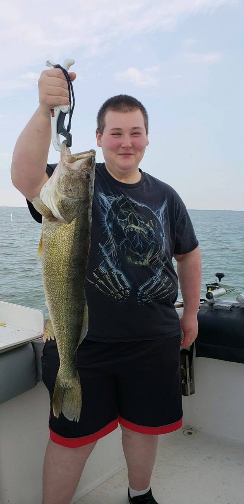 A large largemouth bass caught in Marblehead