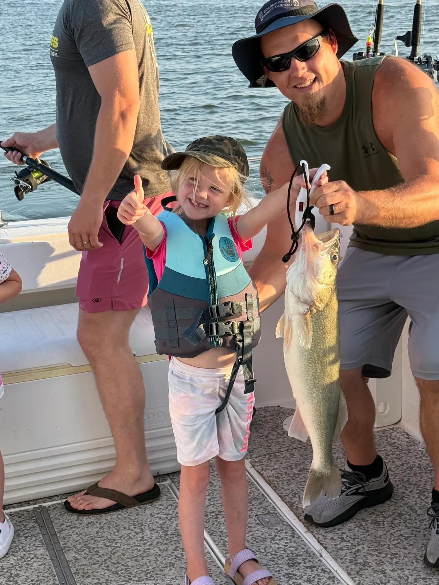 Successful walleye fishing trip in Oak Harbor OH with fresh caught fish