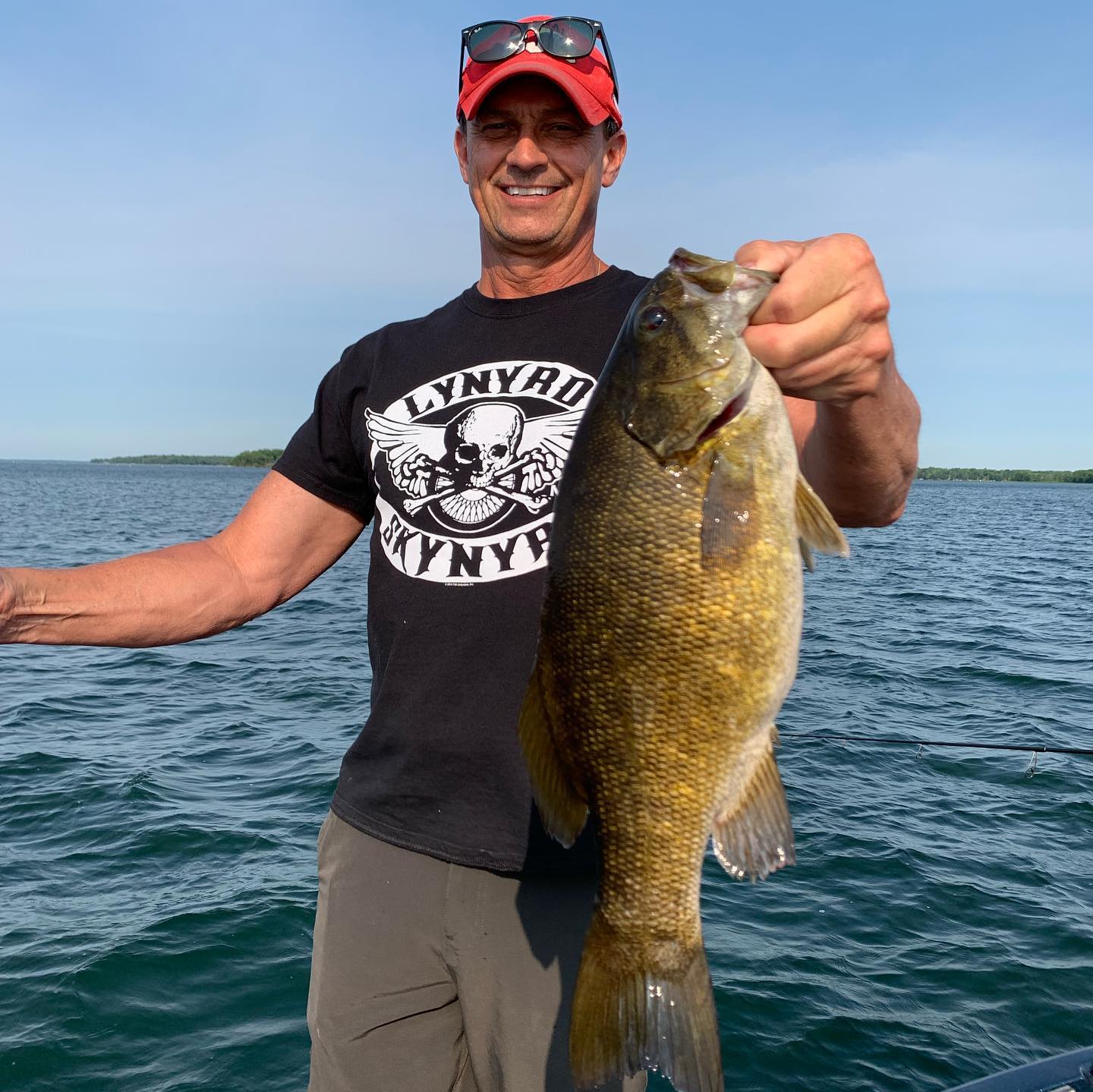 One angler fishing in Minnesota