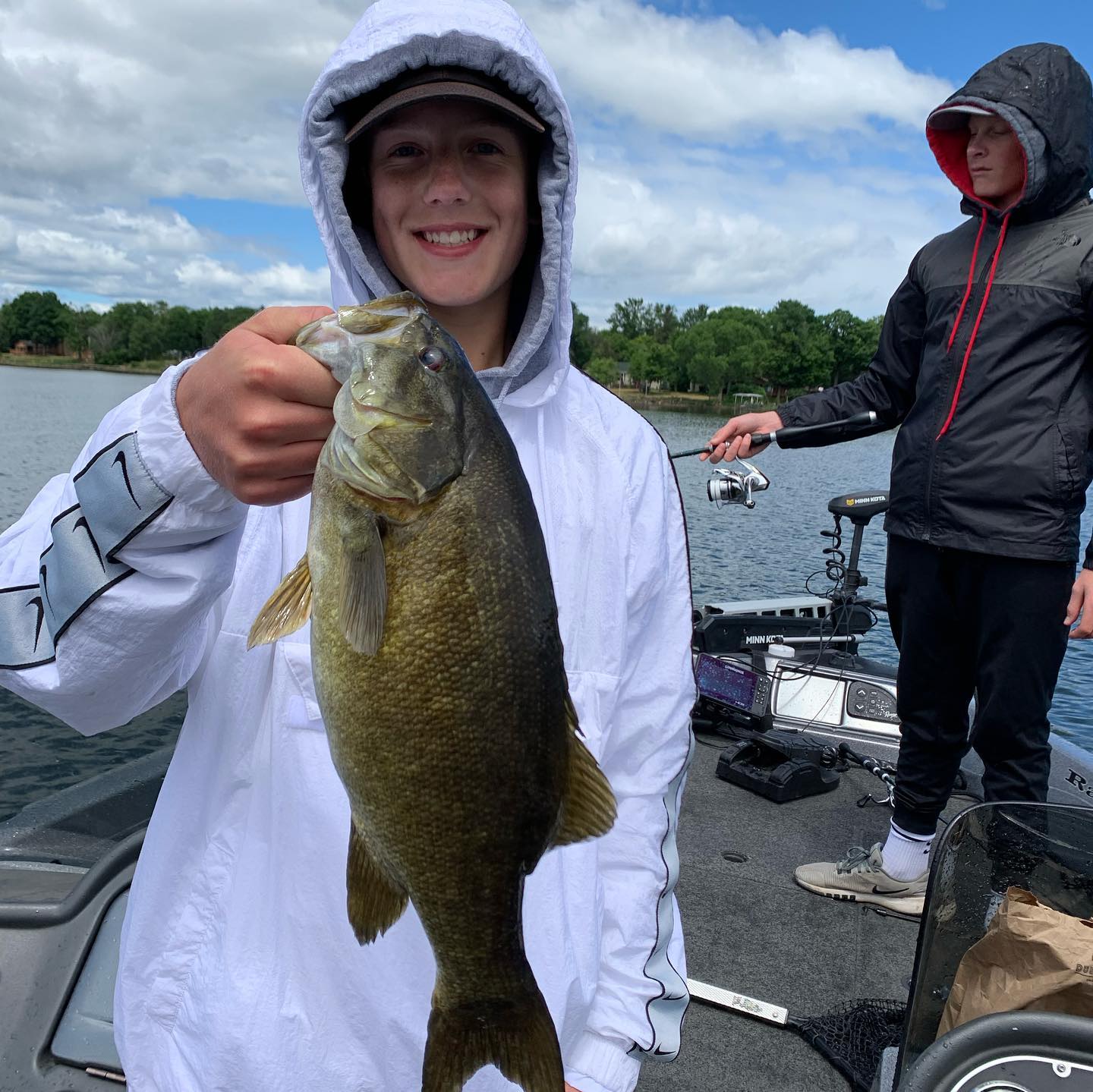 Smallmouth bass caught while fishing in Minnesota
