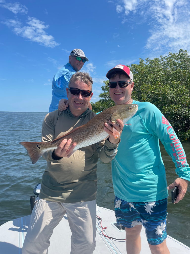 A redfish, 37 inches, caught in Matlacha