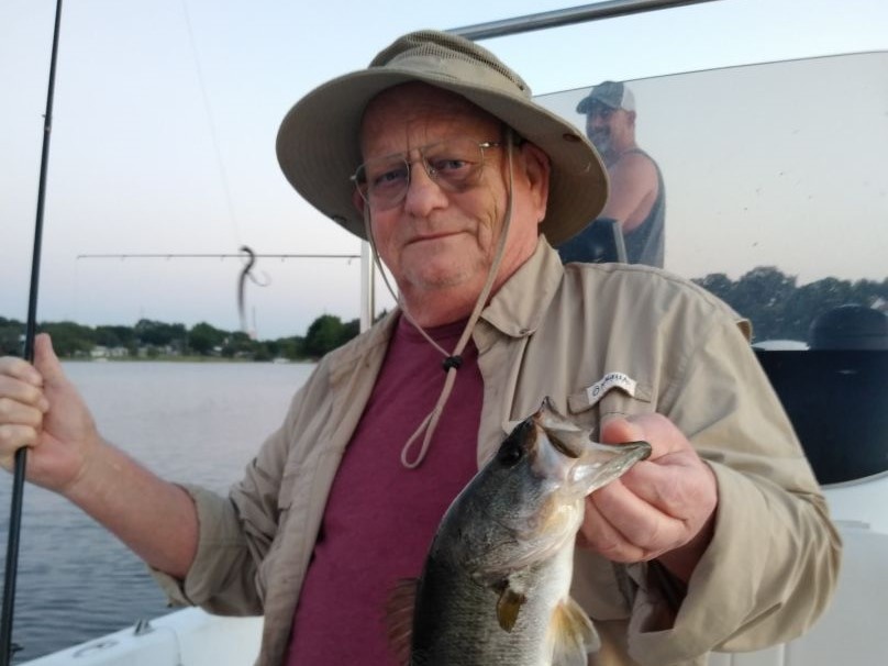 Lone angler fishing in Florida