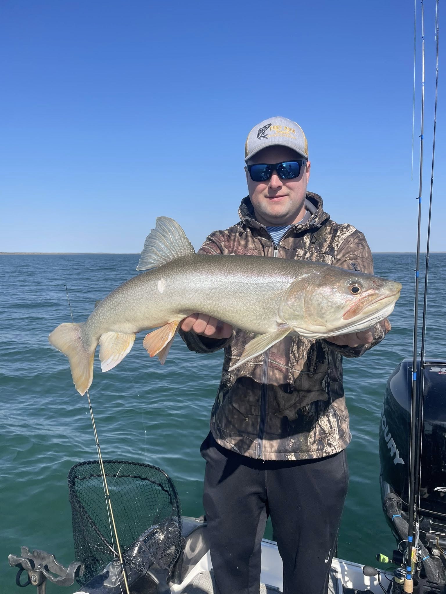 Angler with a 27-inch fish