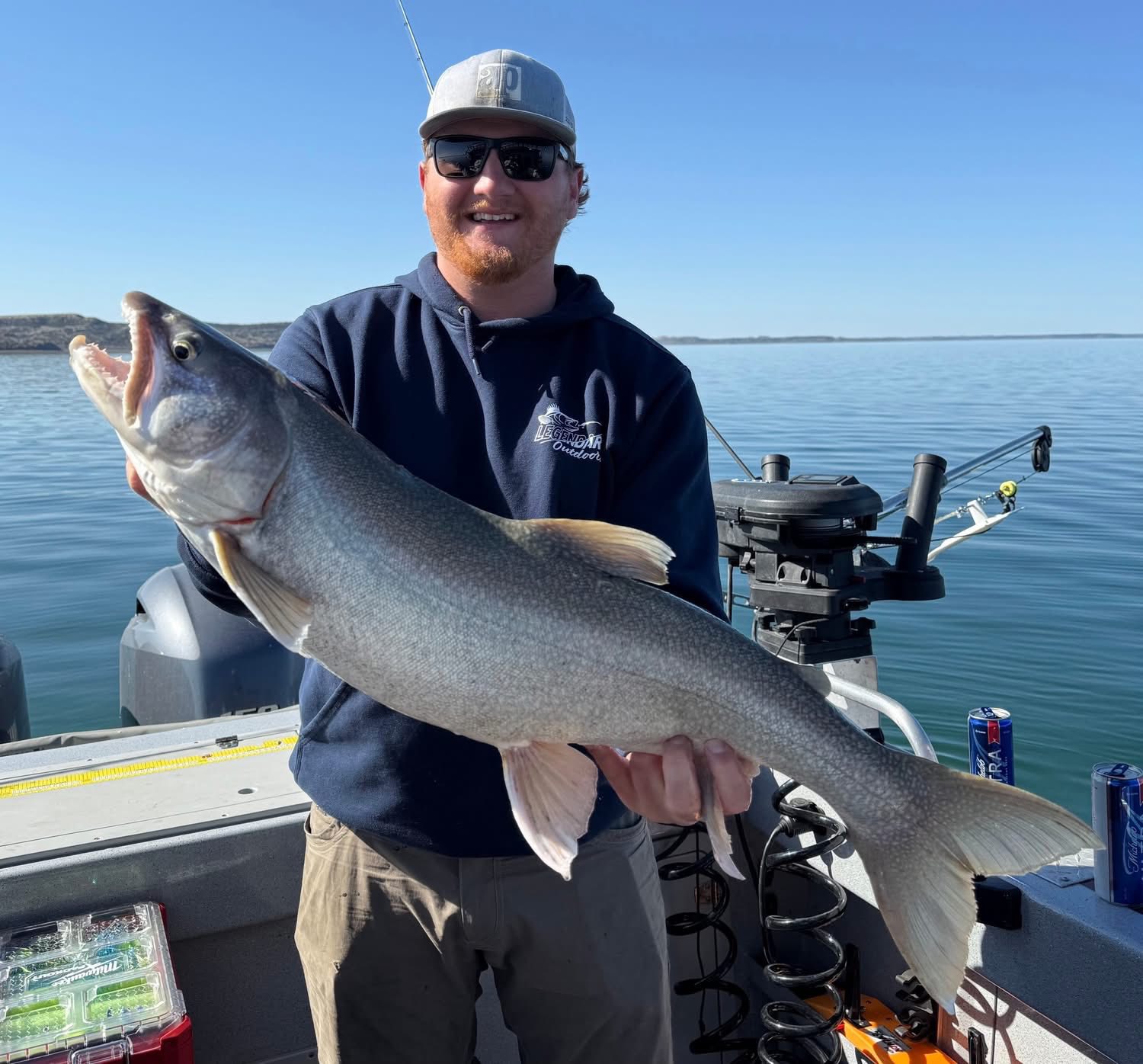 A person fishing in ND