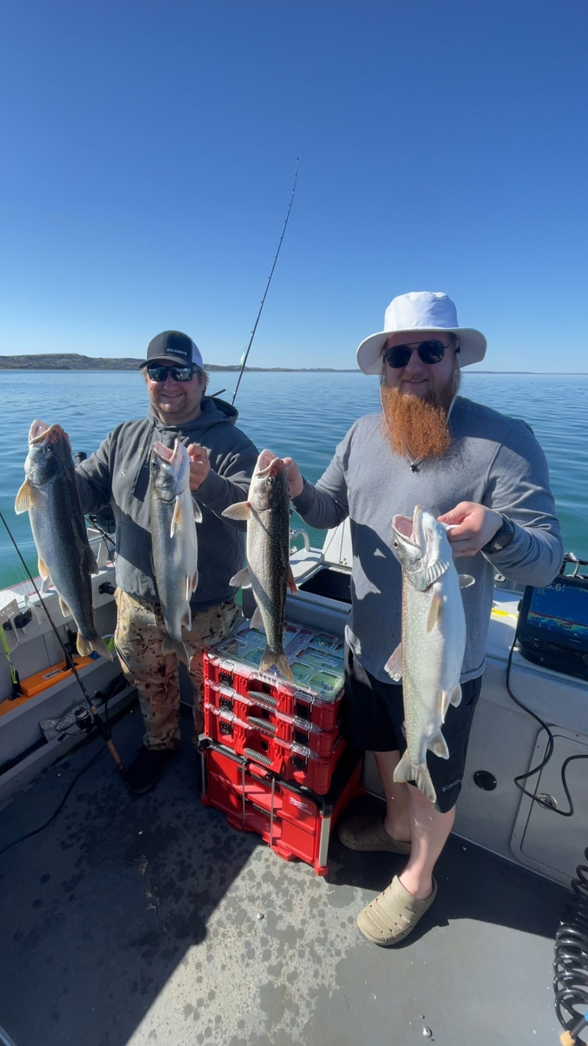 4 big fish caught during fishing trip in Bismarck