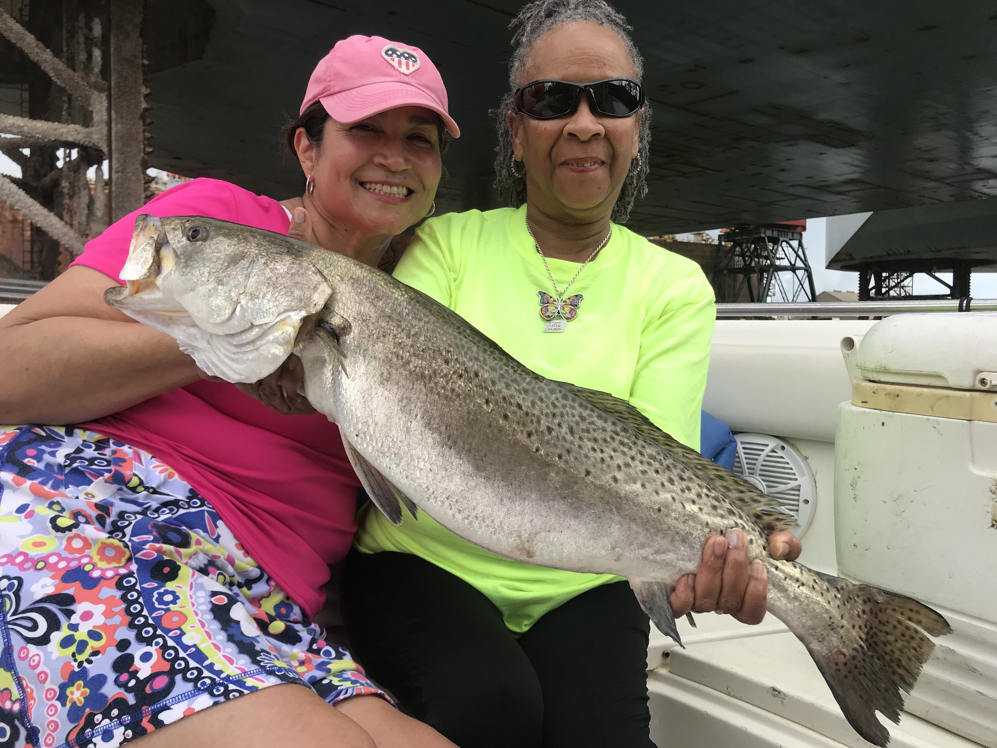 Two anglers fishing in TX