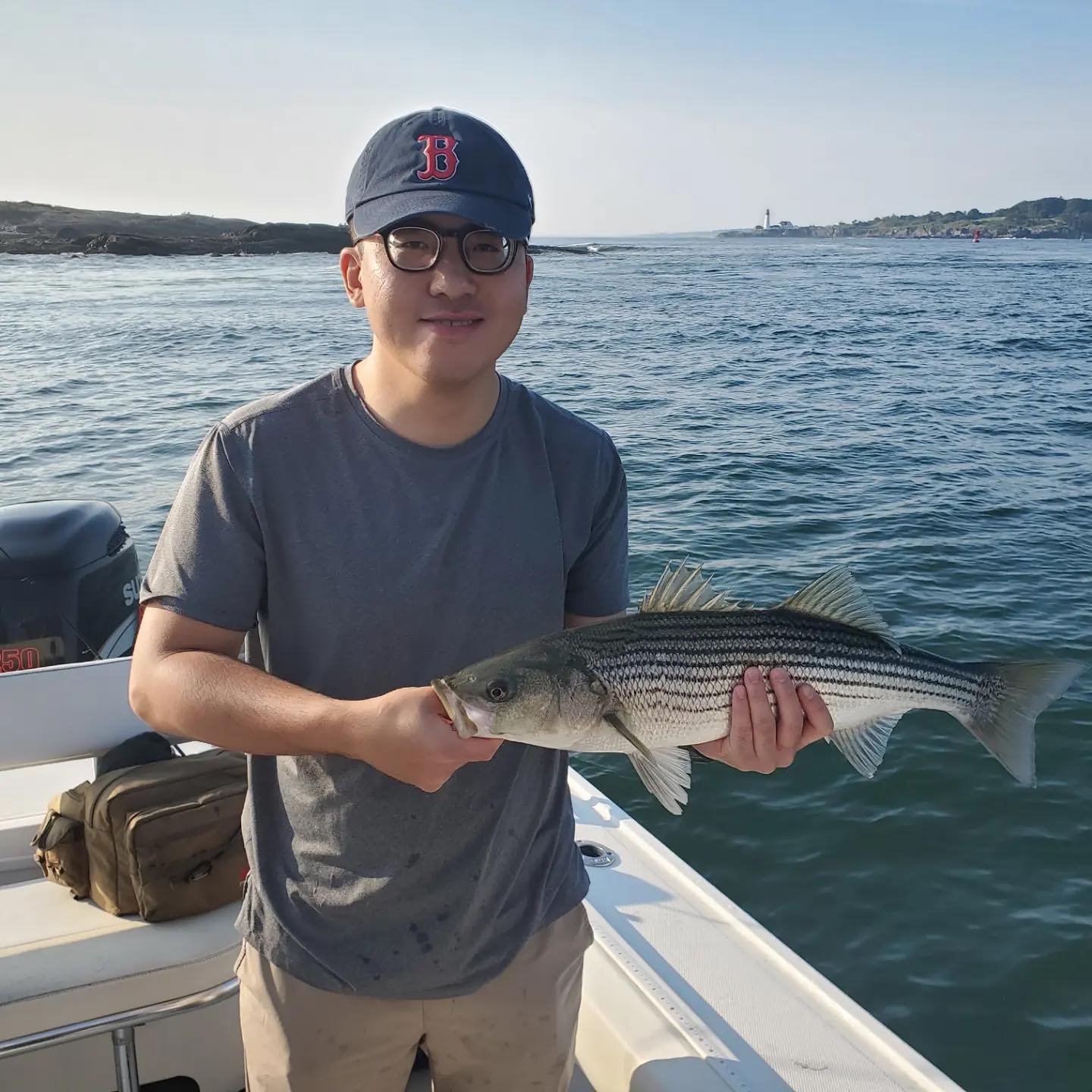 Striped Bass caught in South Portland