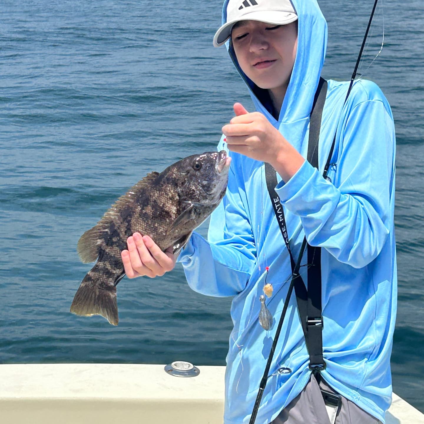 Successful fisherman with 1 fish caught in RI
