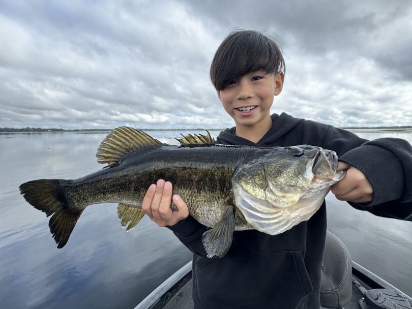 Largemouth bass caught while fishing in Orlando
