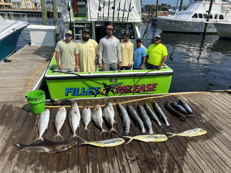 9 blue runner fishing in NC