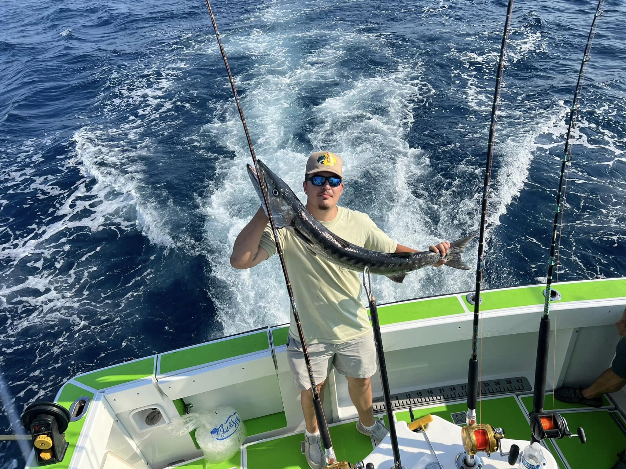 Angler with a big fish at Carolina Beach