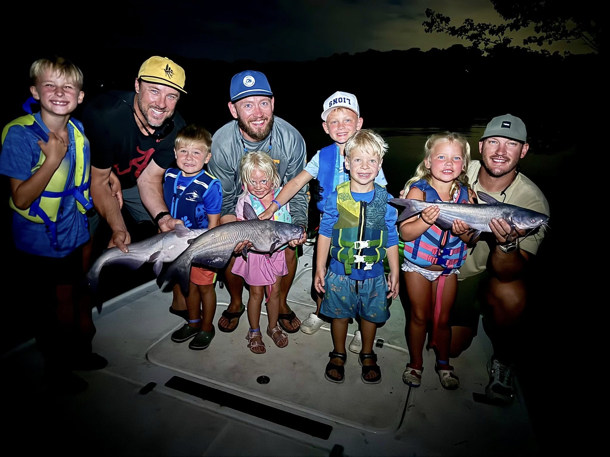Two blue catfish caught in Tennessee