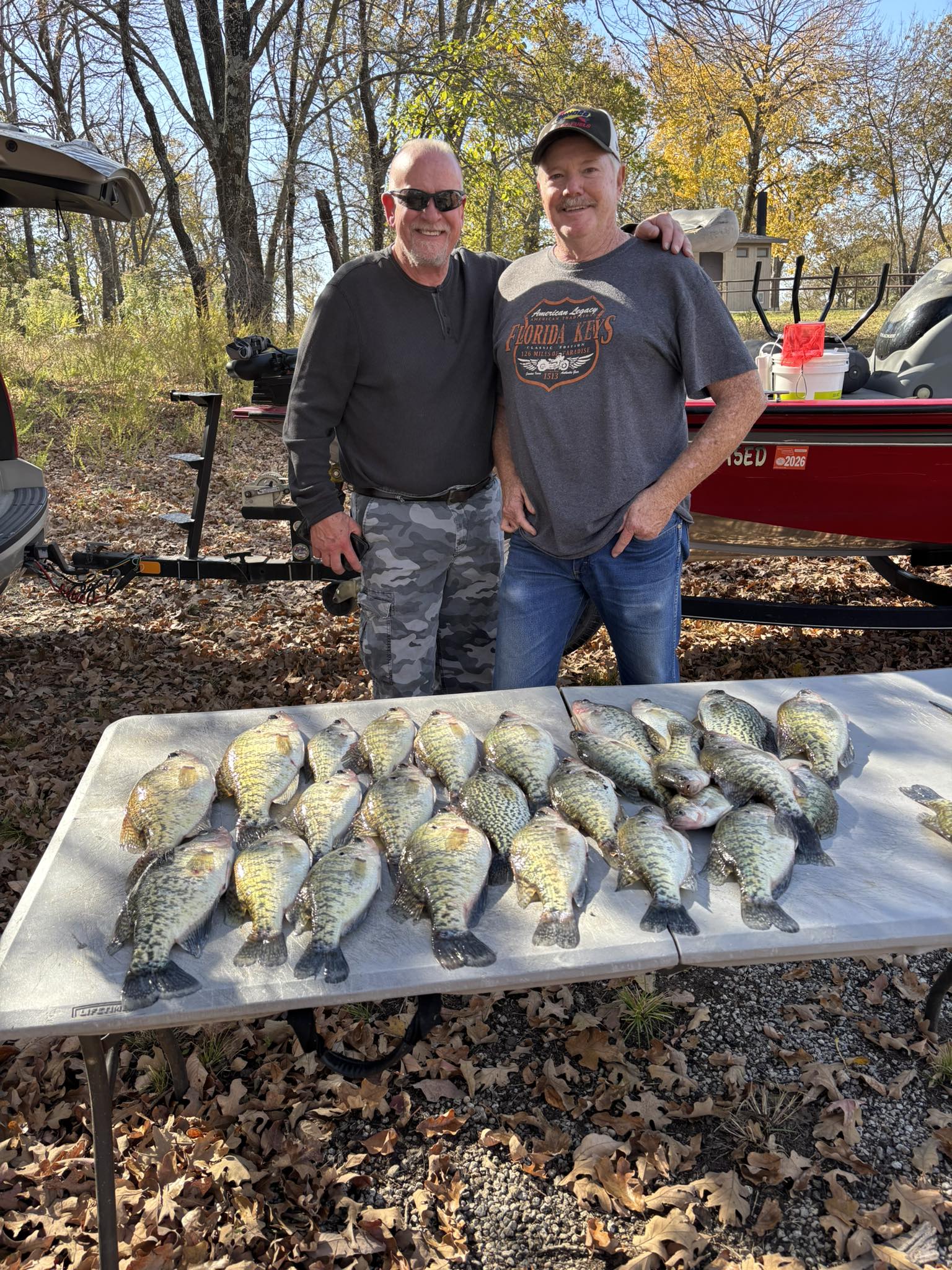 Two people fishing in Adair