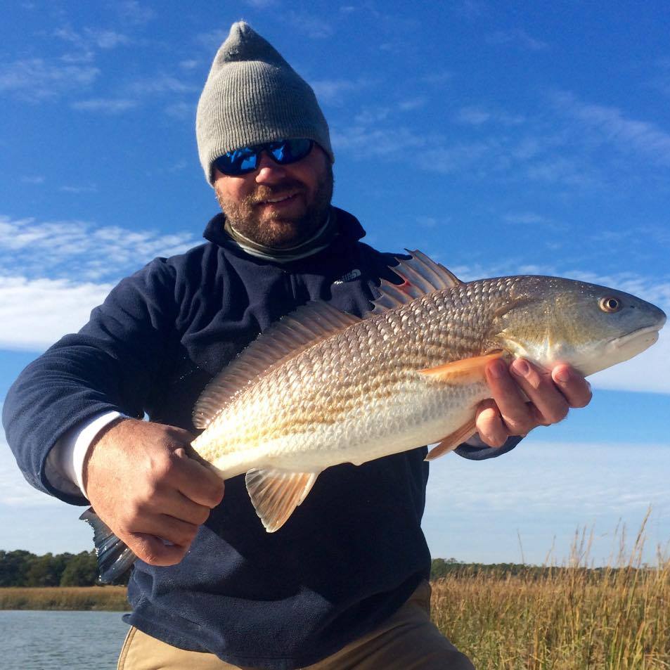 Redfish caught by two people in Mount Pleasant