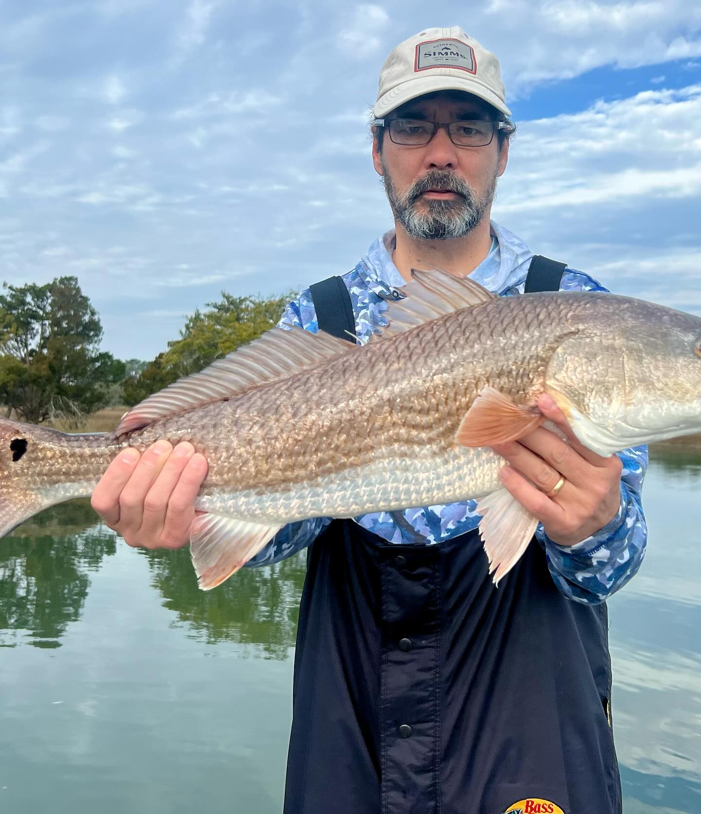 Redfish caught in Mount Pleasant