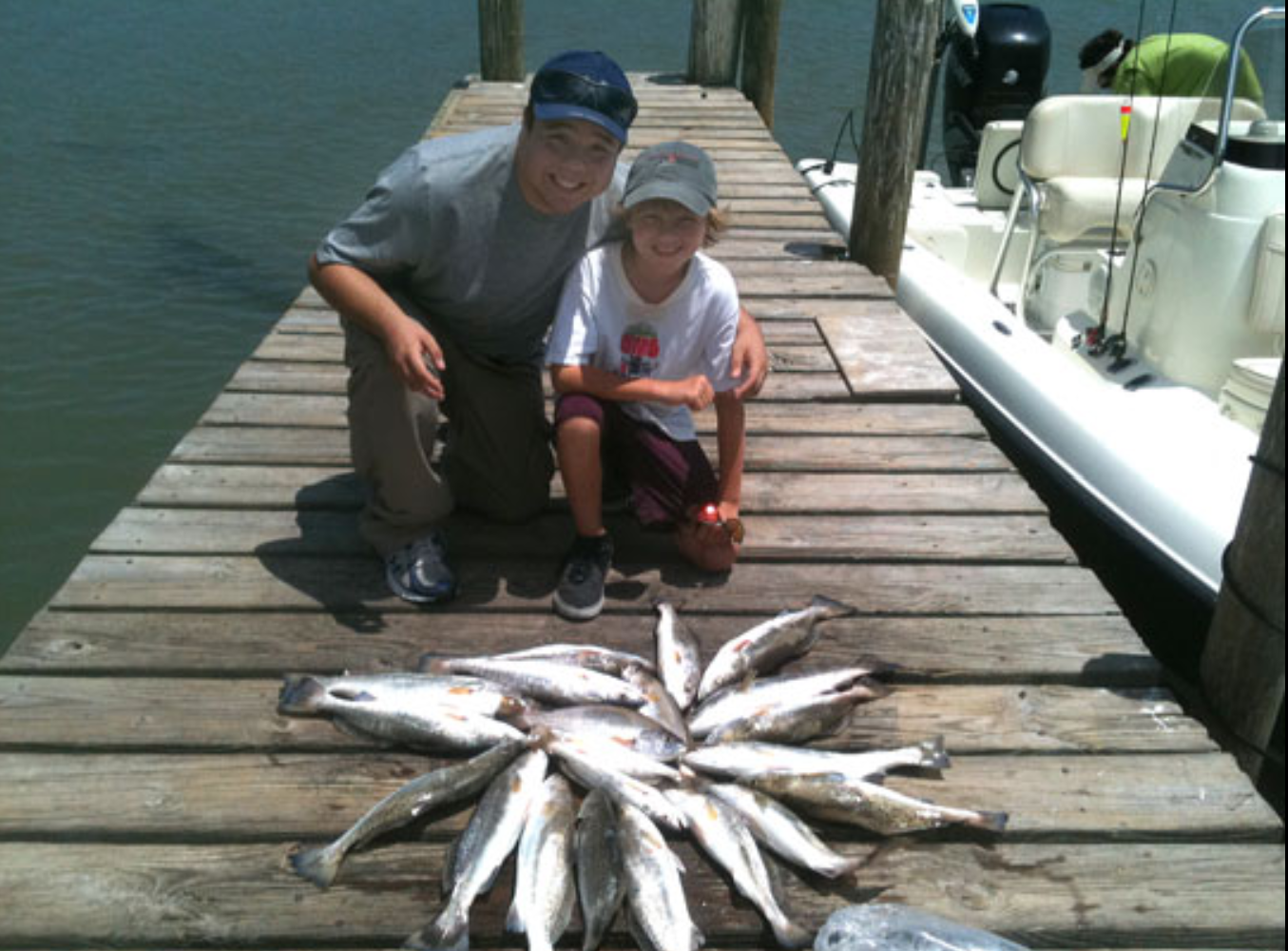 Anglers fishing in Pasadena