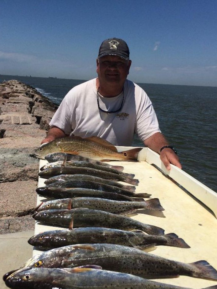 Two big fish caught in Pasadena while fishing