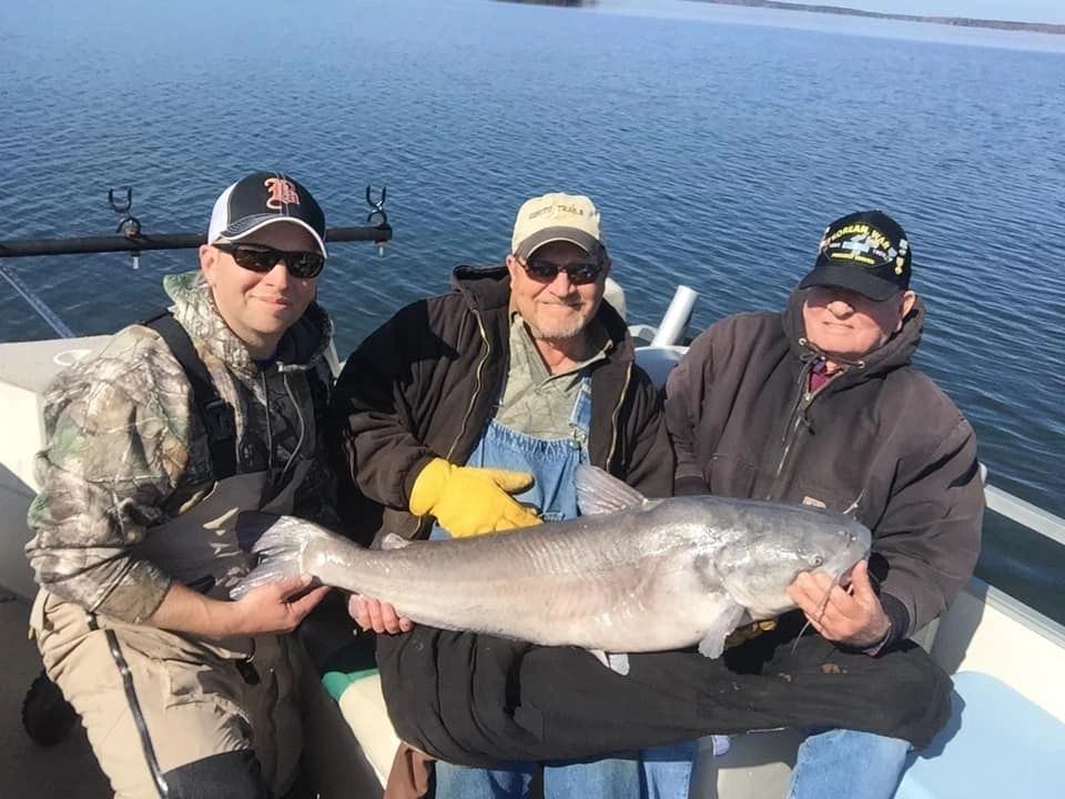 Impressive Blue Catfish caught in NC