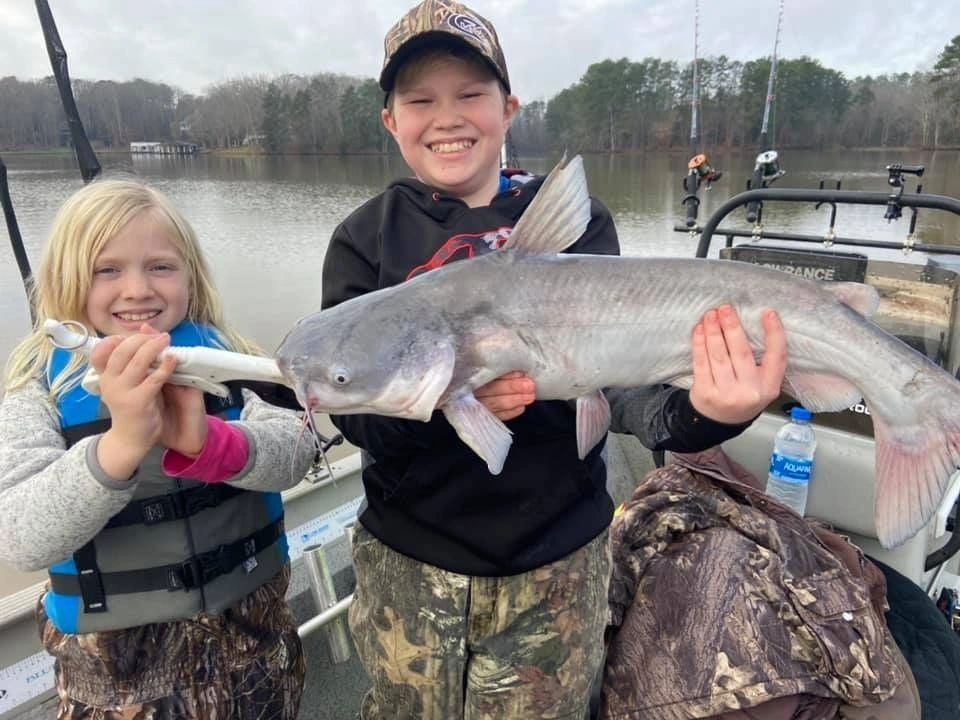 Blue catfish caught in NC