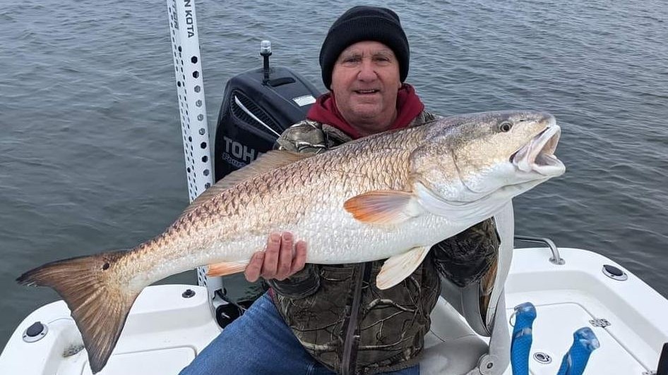 Redfish caught in Sulphur
