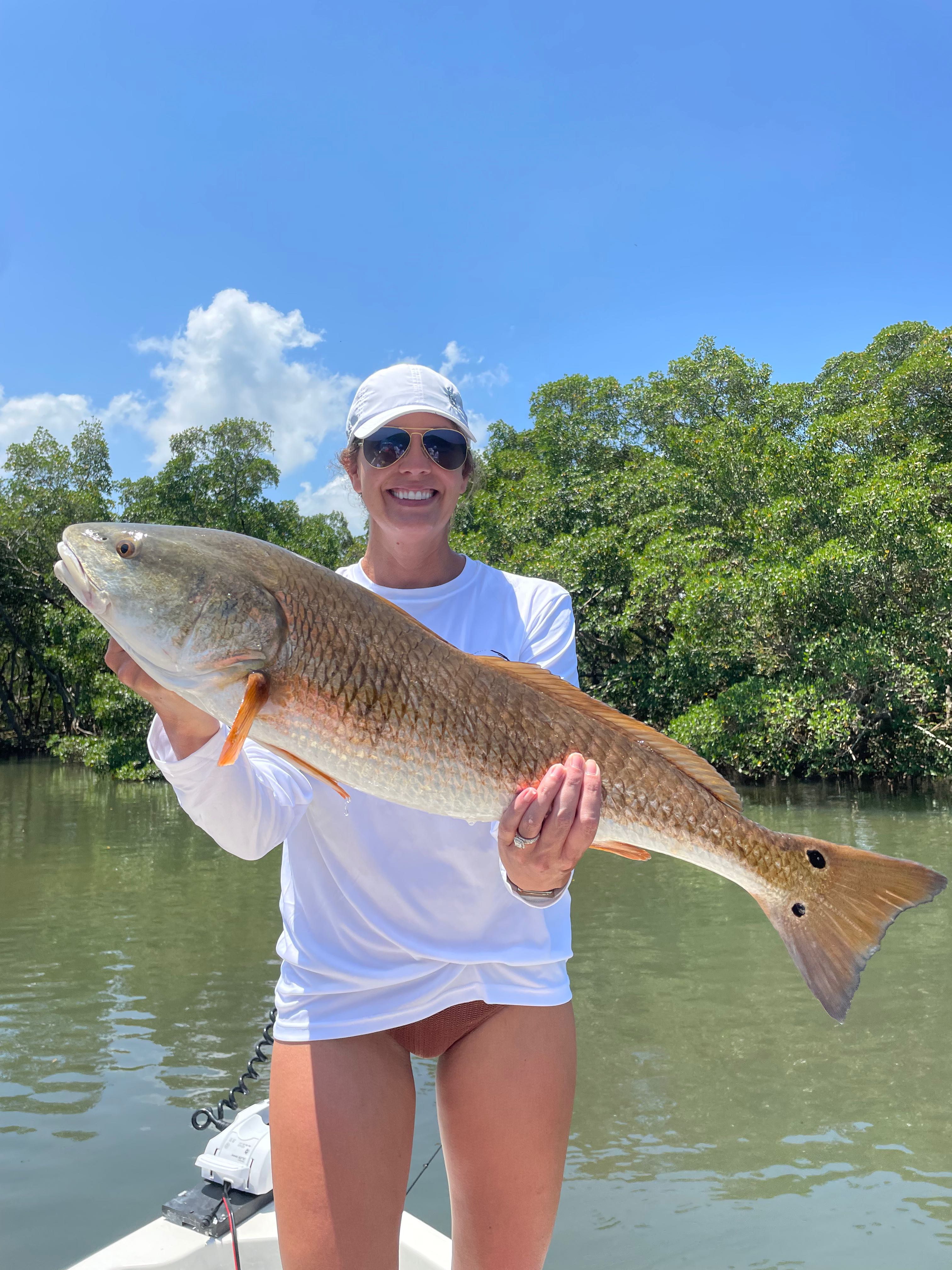 Redfish caught while fishing in FL