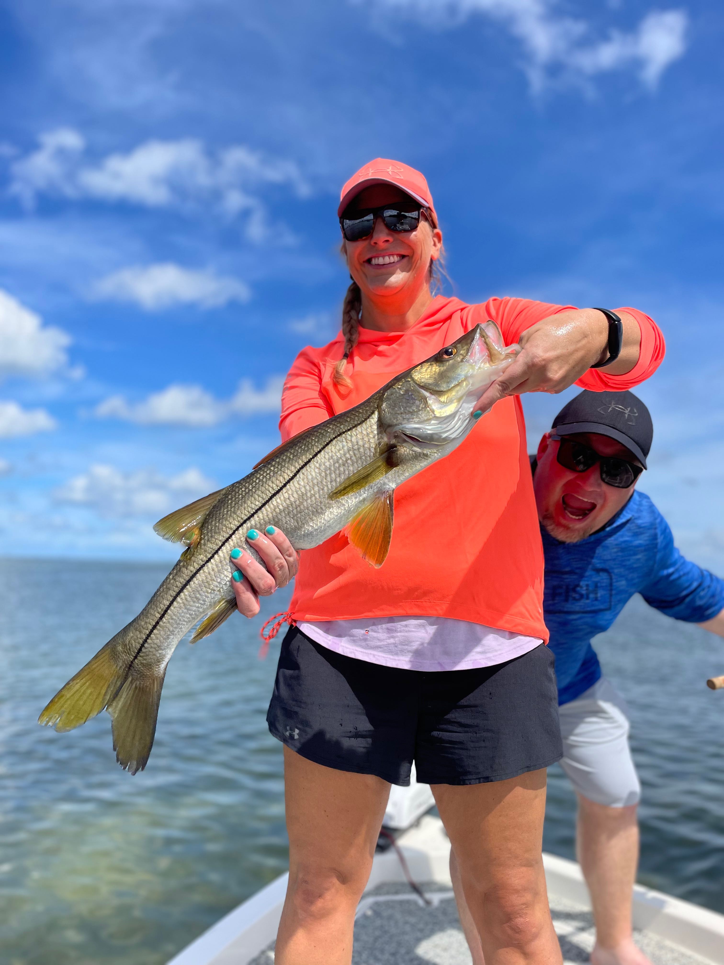 Snook fish caught in St. Petersburg