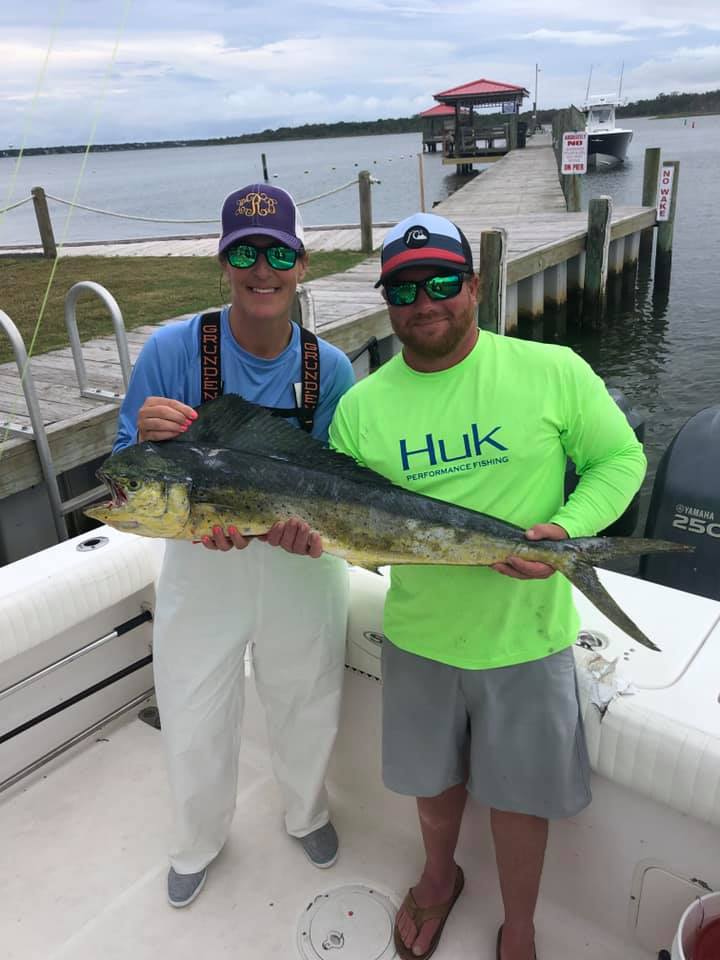A great day of fishing in North Carolina