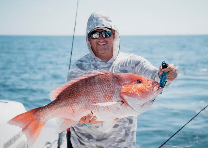 Red snapper catch from fishing trip in Mount Pleasant SC waters