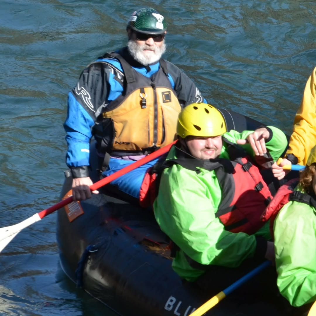 Two people enjoying water sports activities in Estacada
