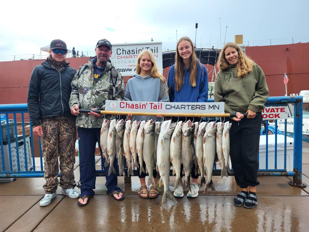 5 anglers fishing in Minnesota