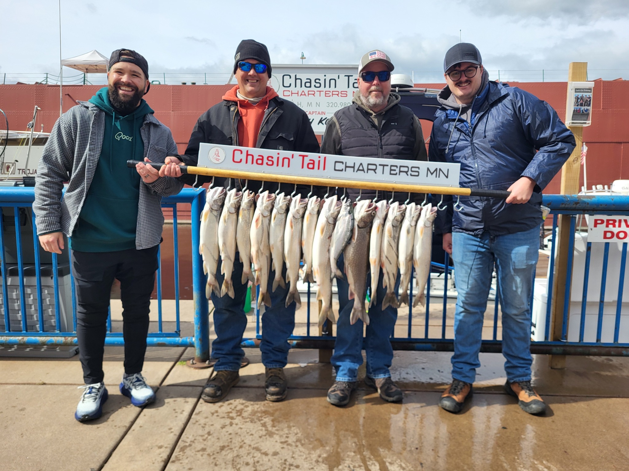 4 anglers fishing in Minnesota