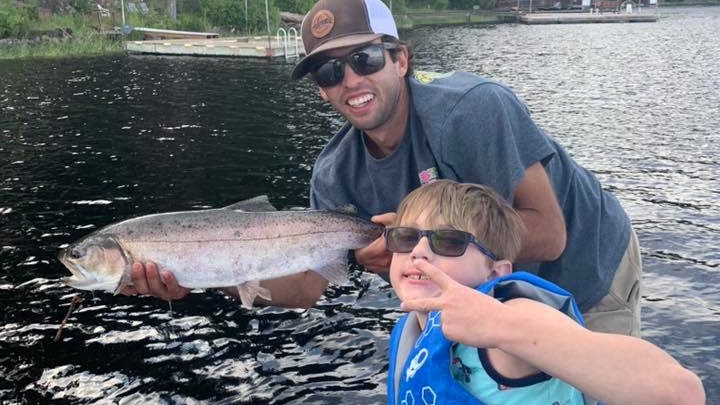 Rainbow trout caught in Klamath Falls