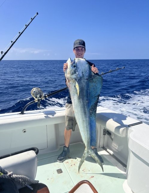 Fishing trip in Kailua-Kona with a 49-inch catch