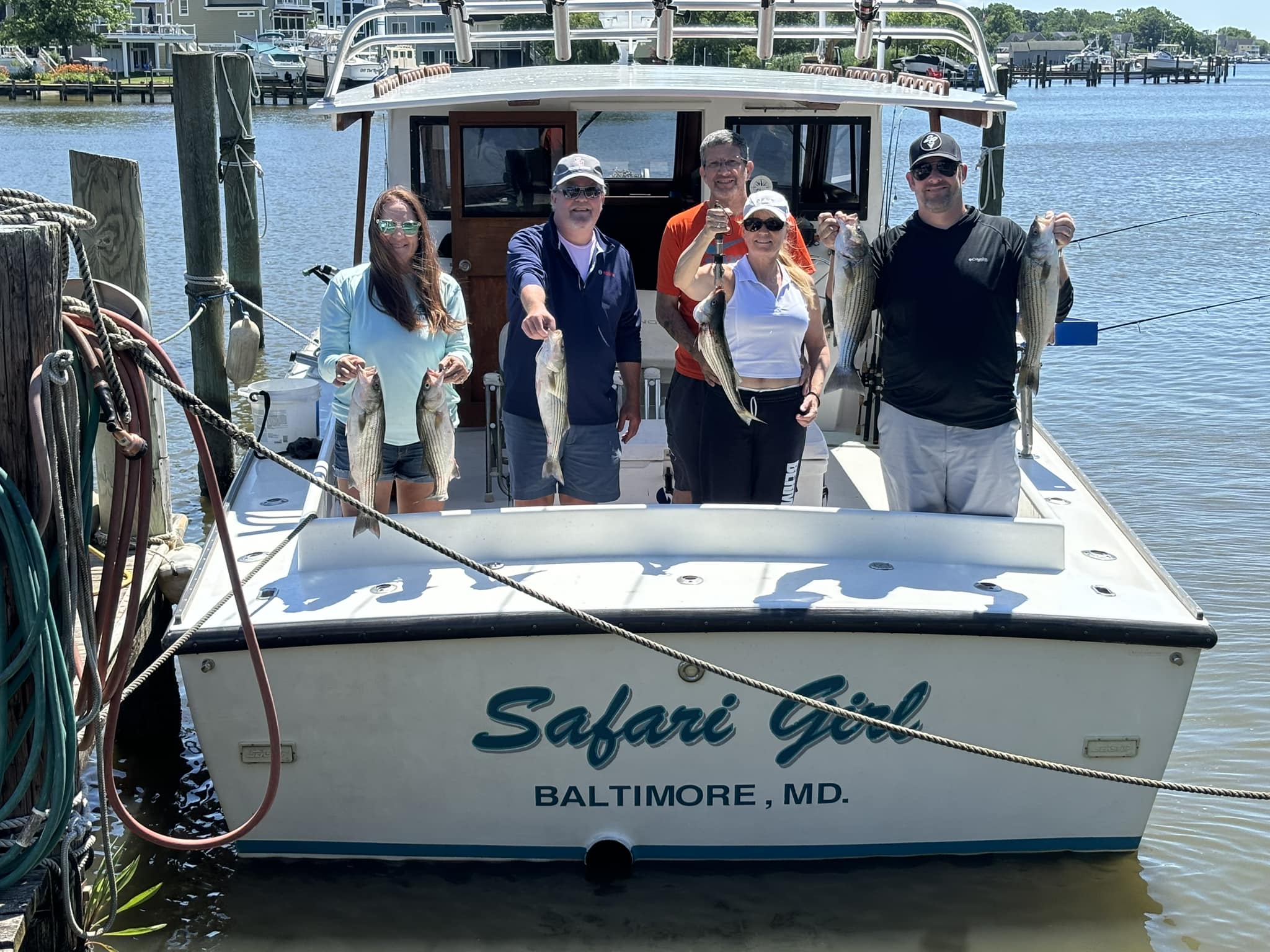 3 striped bass caught in MD