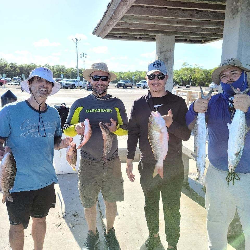 7 fish caught at Key Biscayne