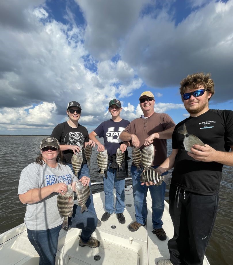 3 sheepshead fish caught in FL