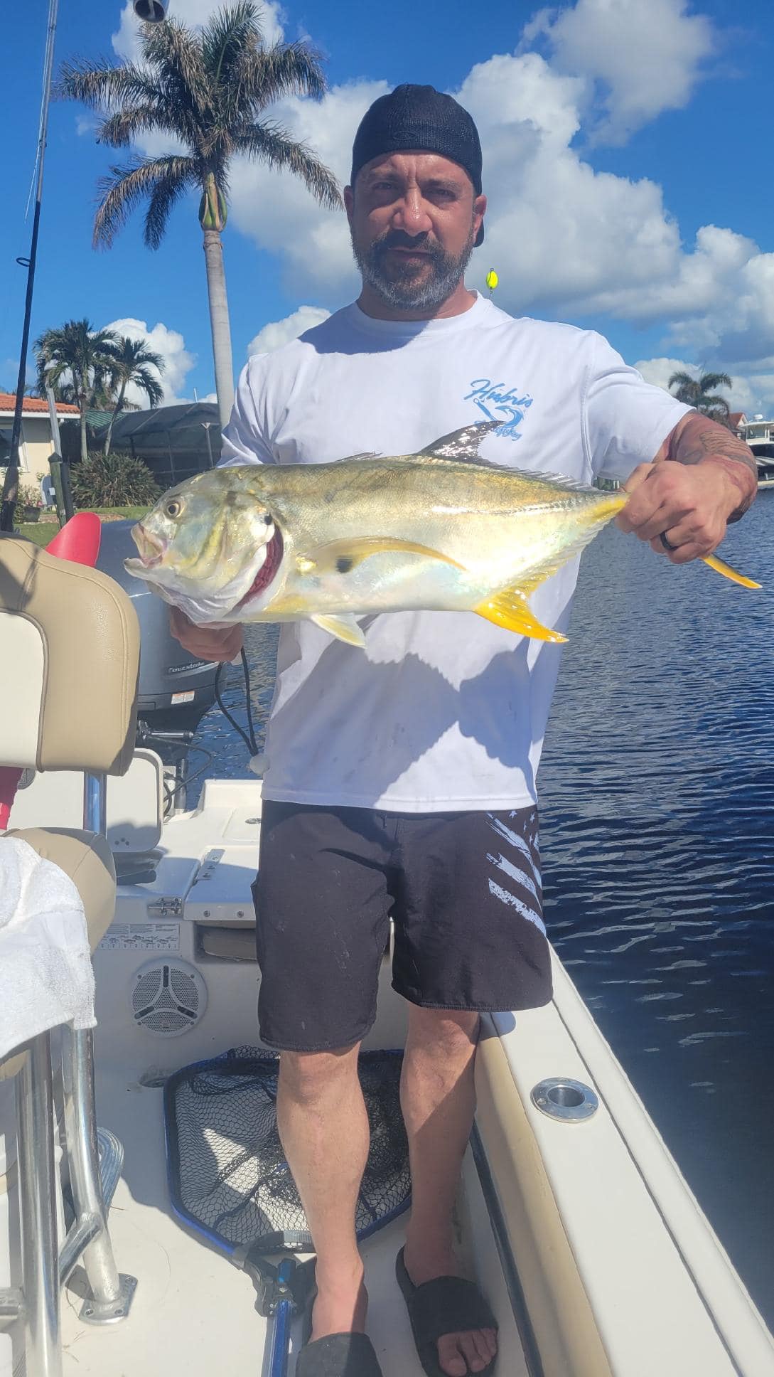 Giant trevally fish caught while fishing in FL