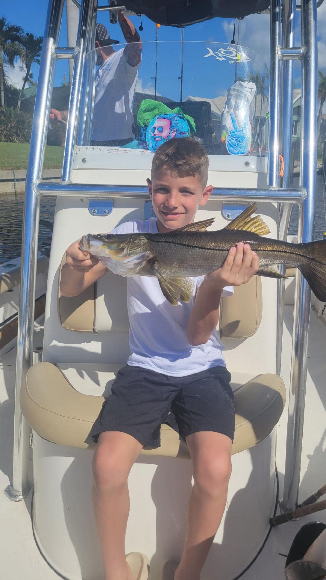 Snook fish caught during fishing trip in Port Charlotte