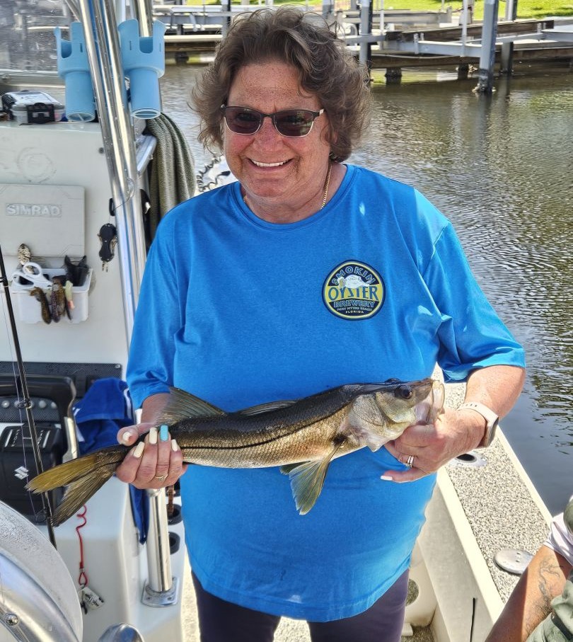 Snook fish caught while fishing in Port Charlotte