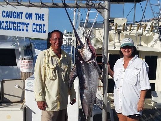 Majestic blue marlin, 41-inch catch in Pompano Beach