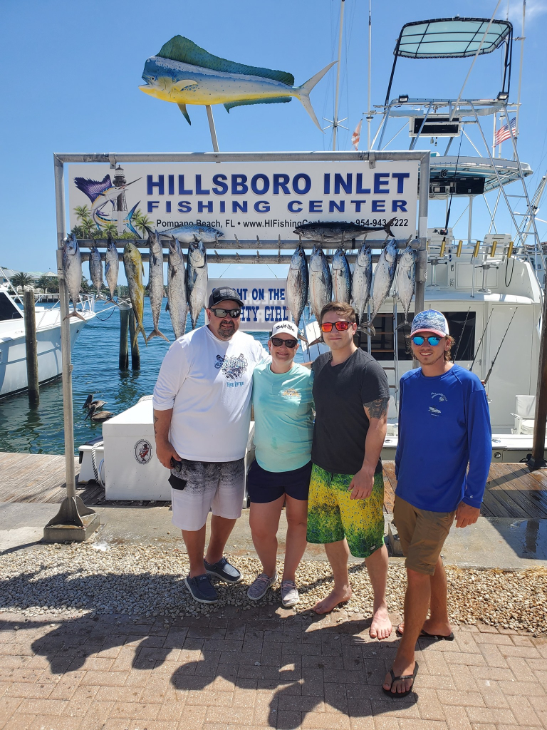 Four people fishing in FL
