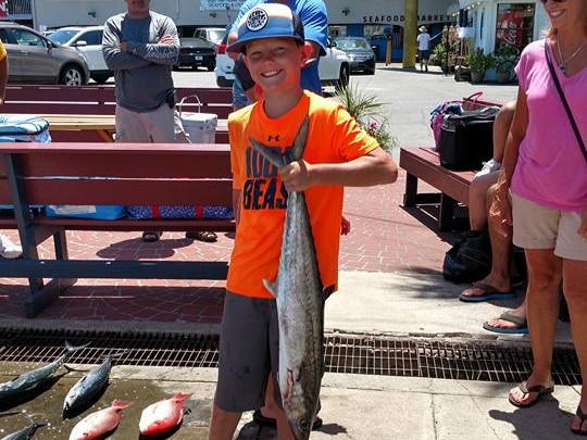 Impressive catch of a mighty King Mackerel in Panama City Beach