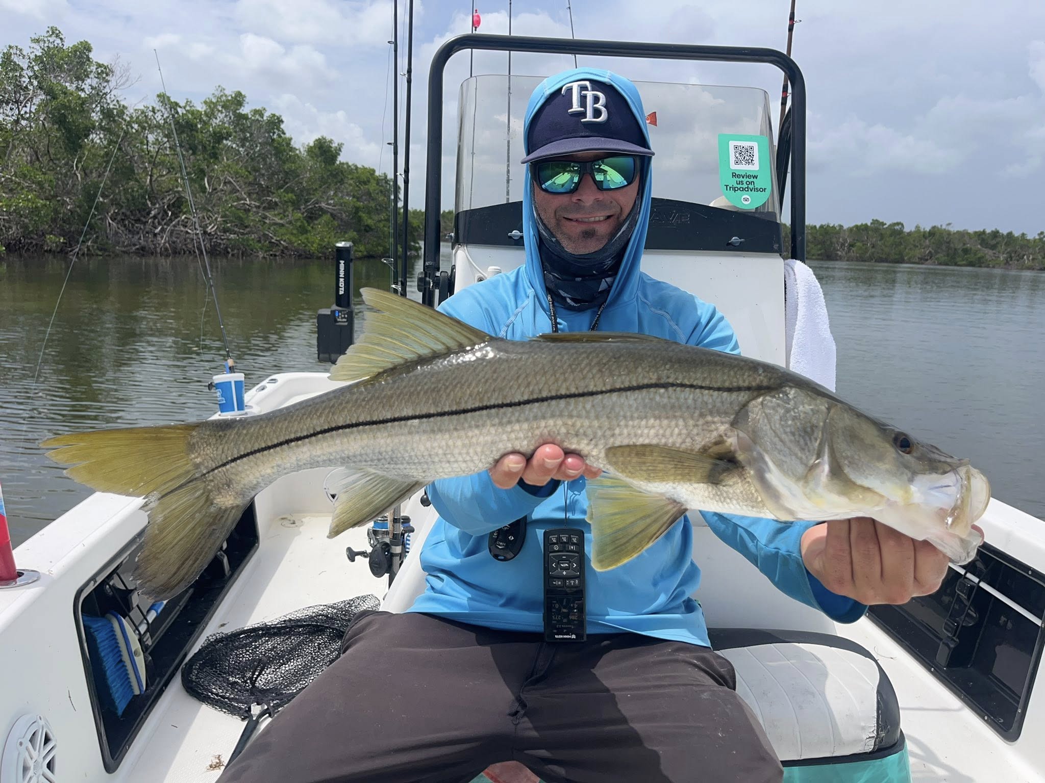 Snook caught while fishing in Ruskin