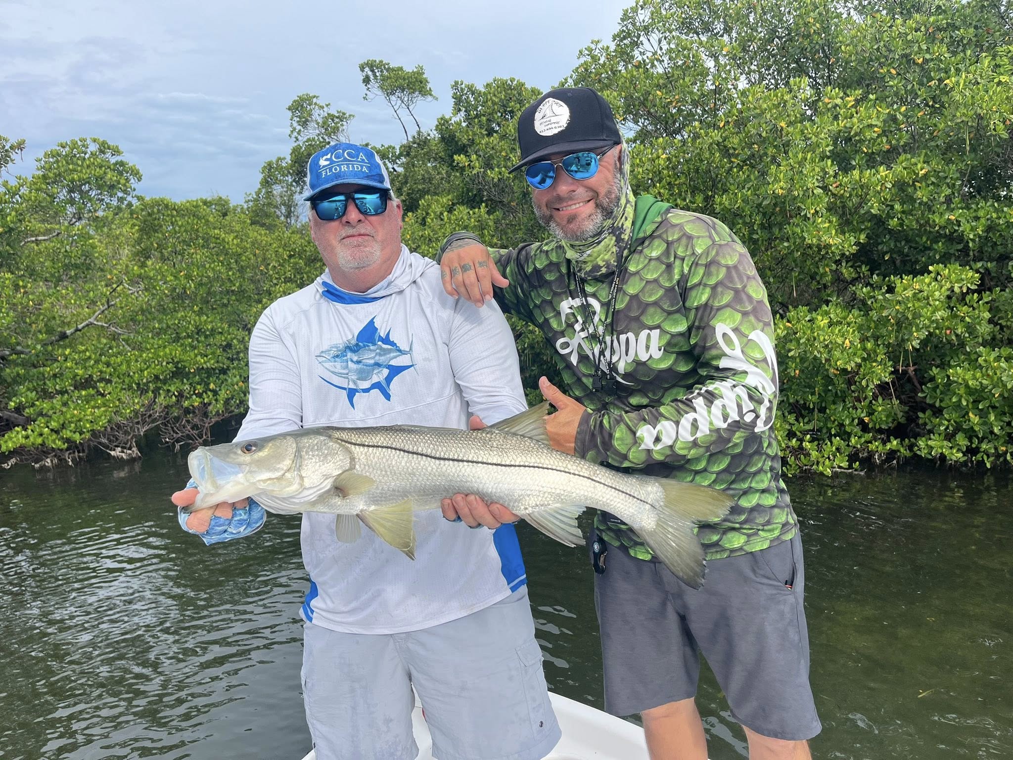 6-hour inshore fishing charter in Tampa Bay targeting speckled trout, snook, and redfish