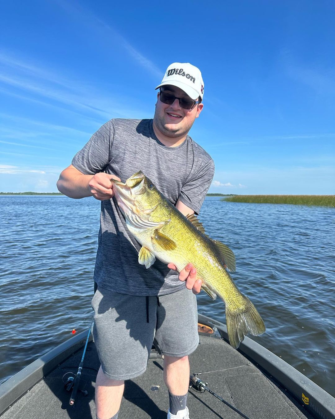 A person fishing at the St. Cloud location