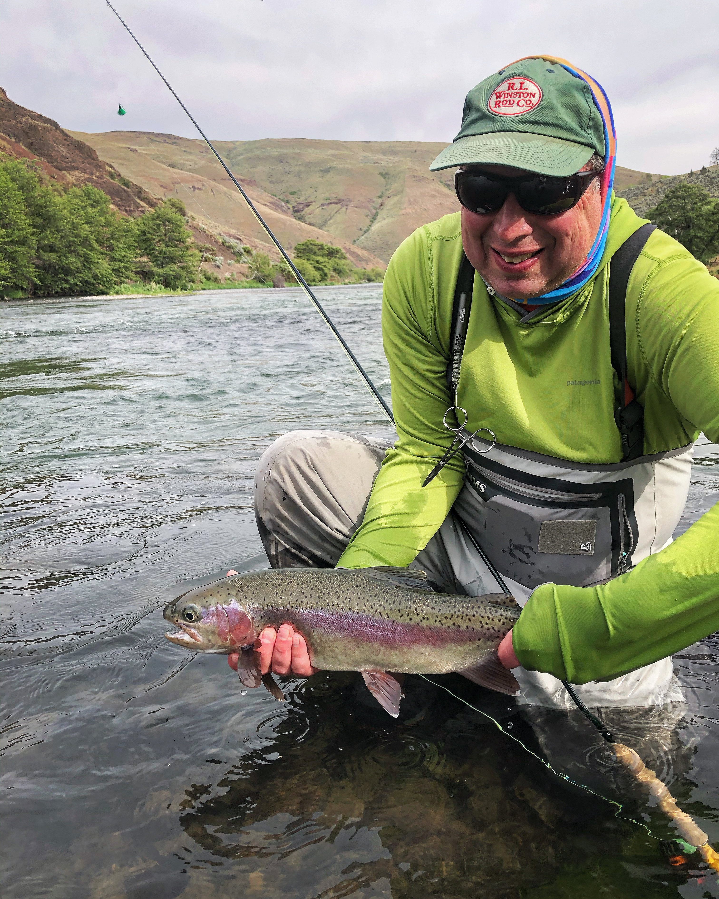 A rainbow trout caught in OR
