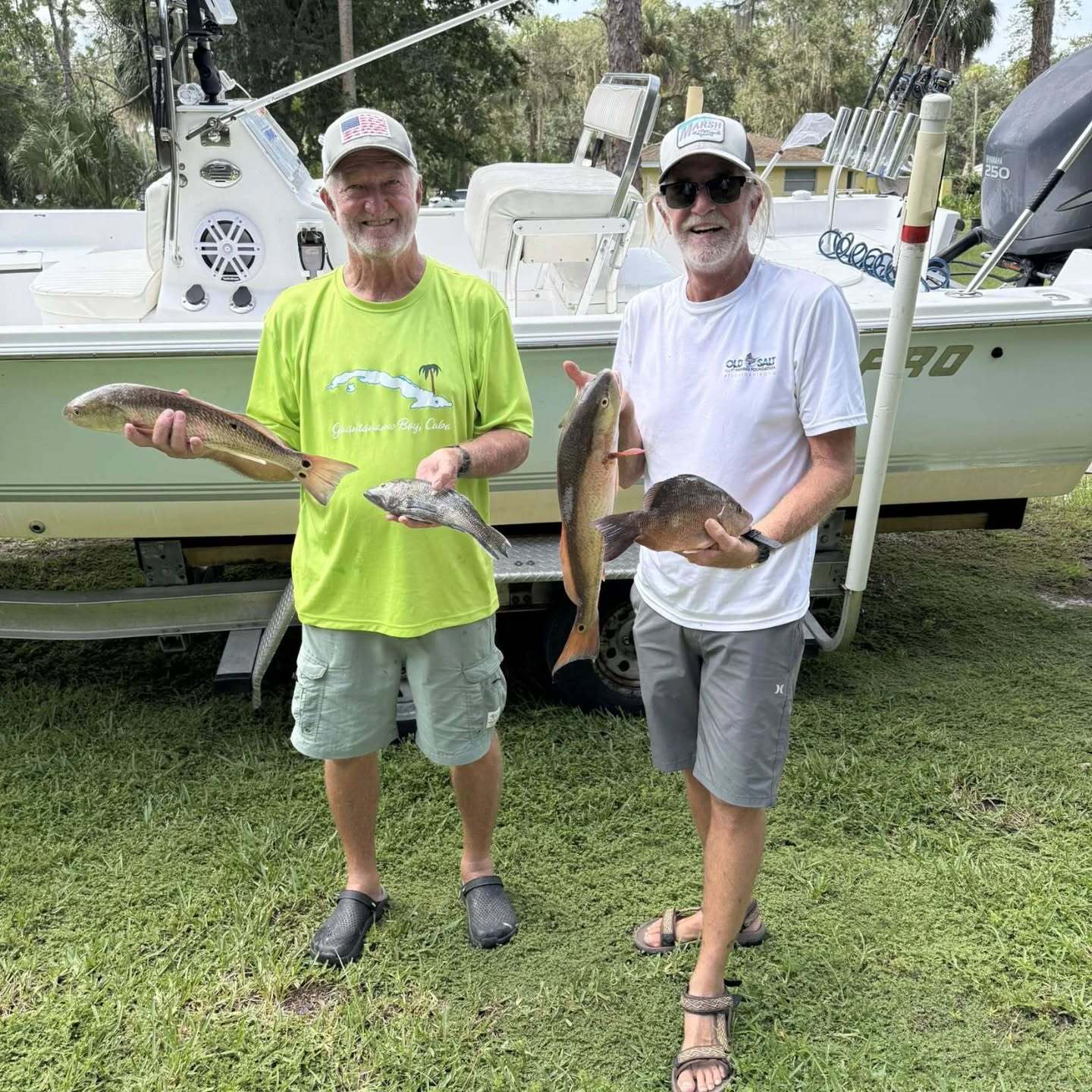 Two anglers fishing in Florida