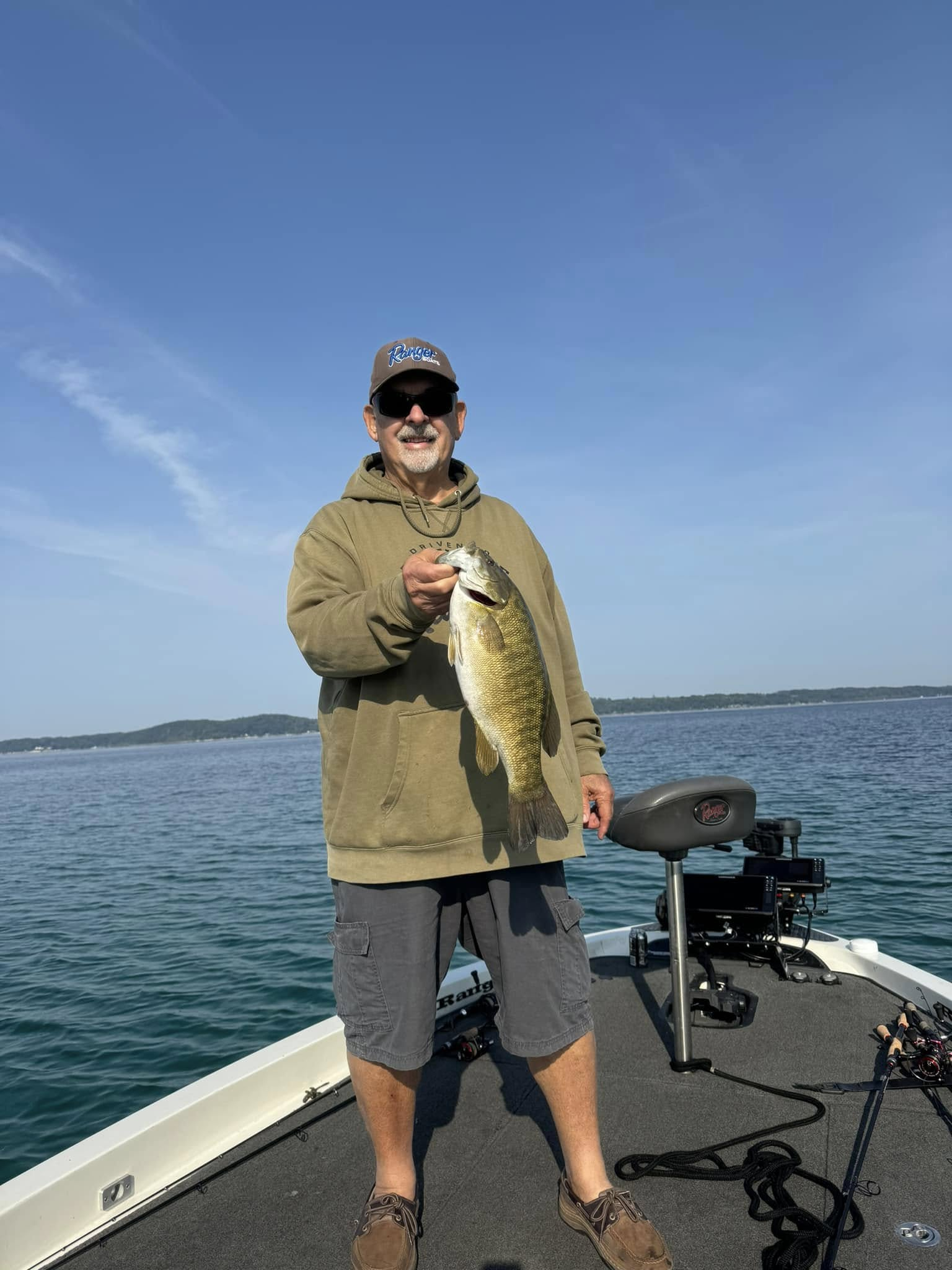 Lone angler fishing in MI