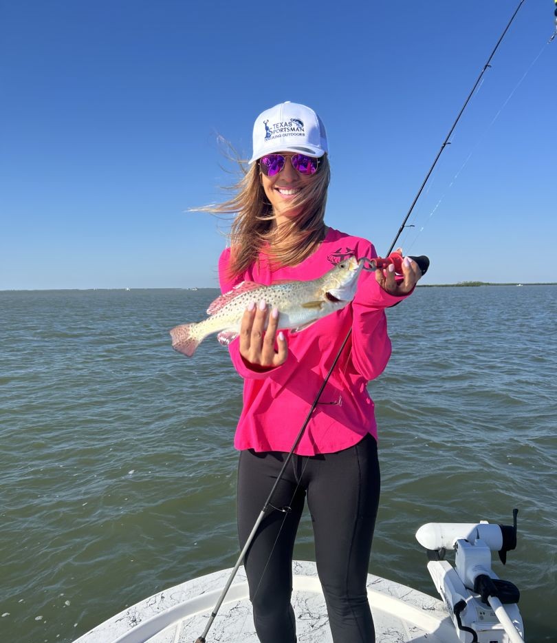 Angler fishing at South Padre Island